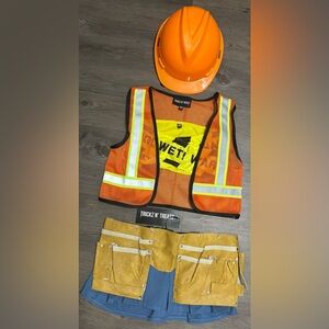 NWT Dolls Kill / Trickz N’ Treatz Nailed It Construction Worker Costume Set